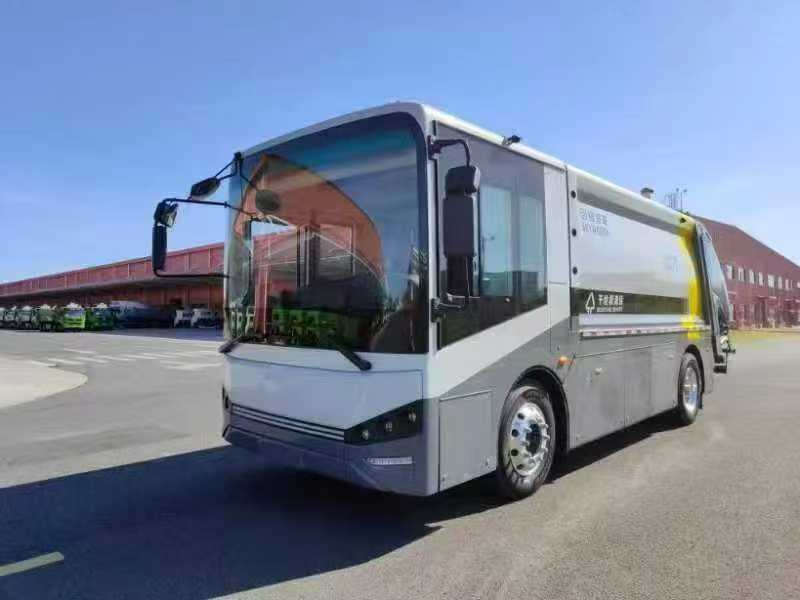 創(chuàng)維18噸純電動(dòng)壓縮式垃圾運(yùn)輸車圖片4