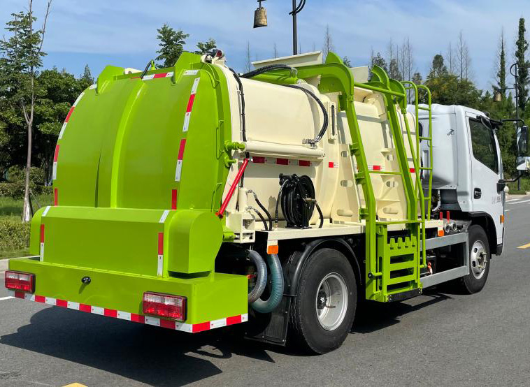 東風凱普特6方純電動高端餐廚垃圾車圖片3