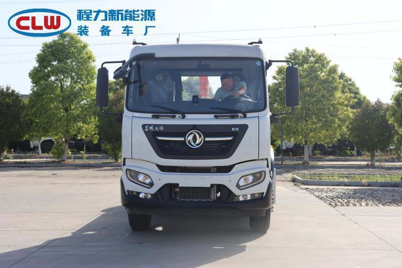 東風(fēng)天錦純電動(dòng) 車廂可卸式垃圾車圖片2