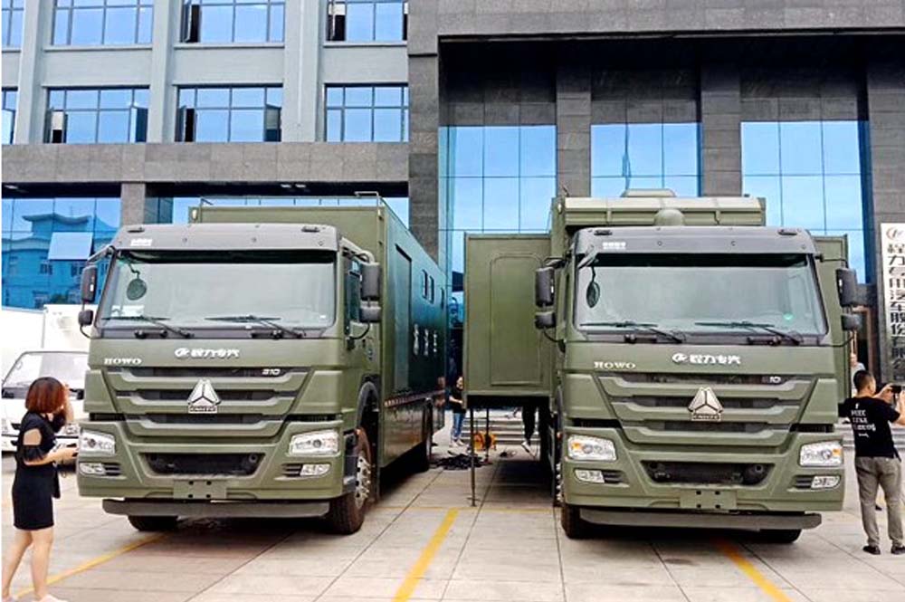 重汽豪沃單批次6人淋浴車圖片2